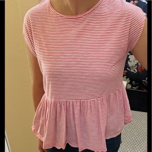 Baby doll pink Loft top